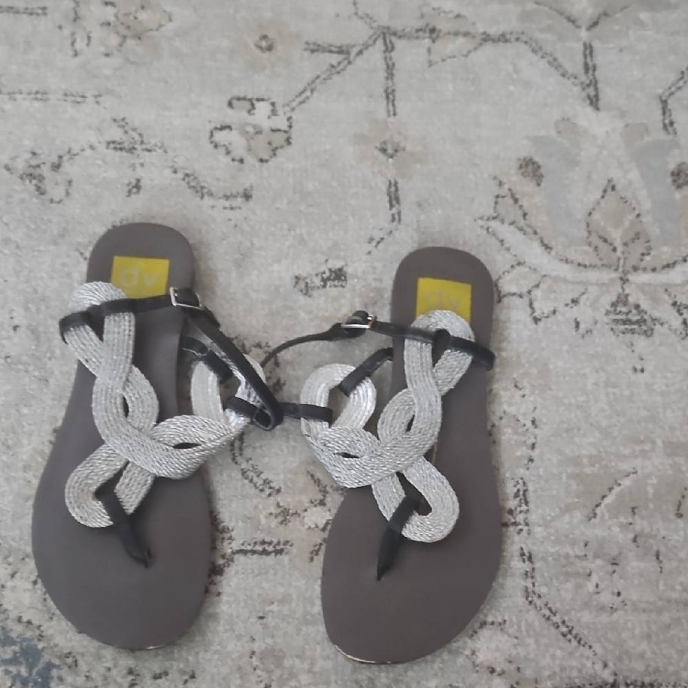 DV by Dolce Vita Women's Silver Sandals